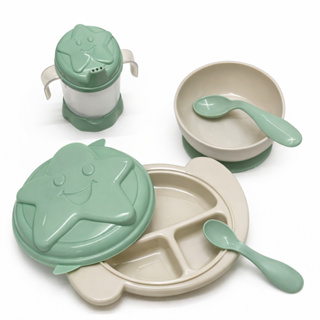 Kit Alimentação Bebê Papinha Baby Menino Menina Pratinho Potinho Copinho em Oferta na Shopee