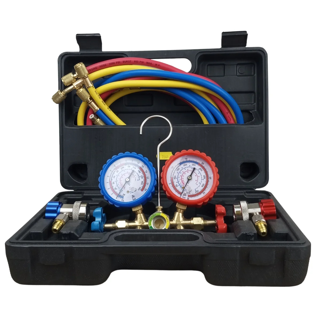 Maleta Manometro Manifold Friven Mangueira 1,8 Metros Com Engates - 20003.0501.55