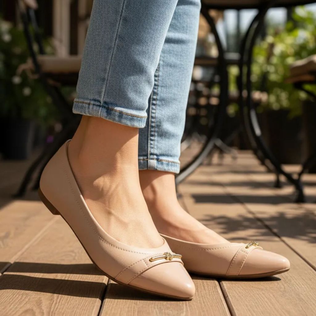 Sapatilha Feminina Ultra Conforto Bico Fino Modare