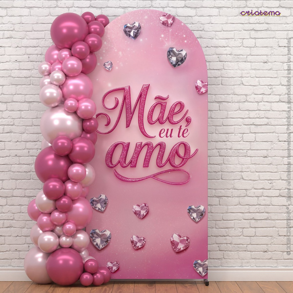 Painel Romano Decorativo Dia das Mães para Festa Sublimado Em Tecido 2x1m Veste Fácil em Oferta na Shopee