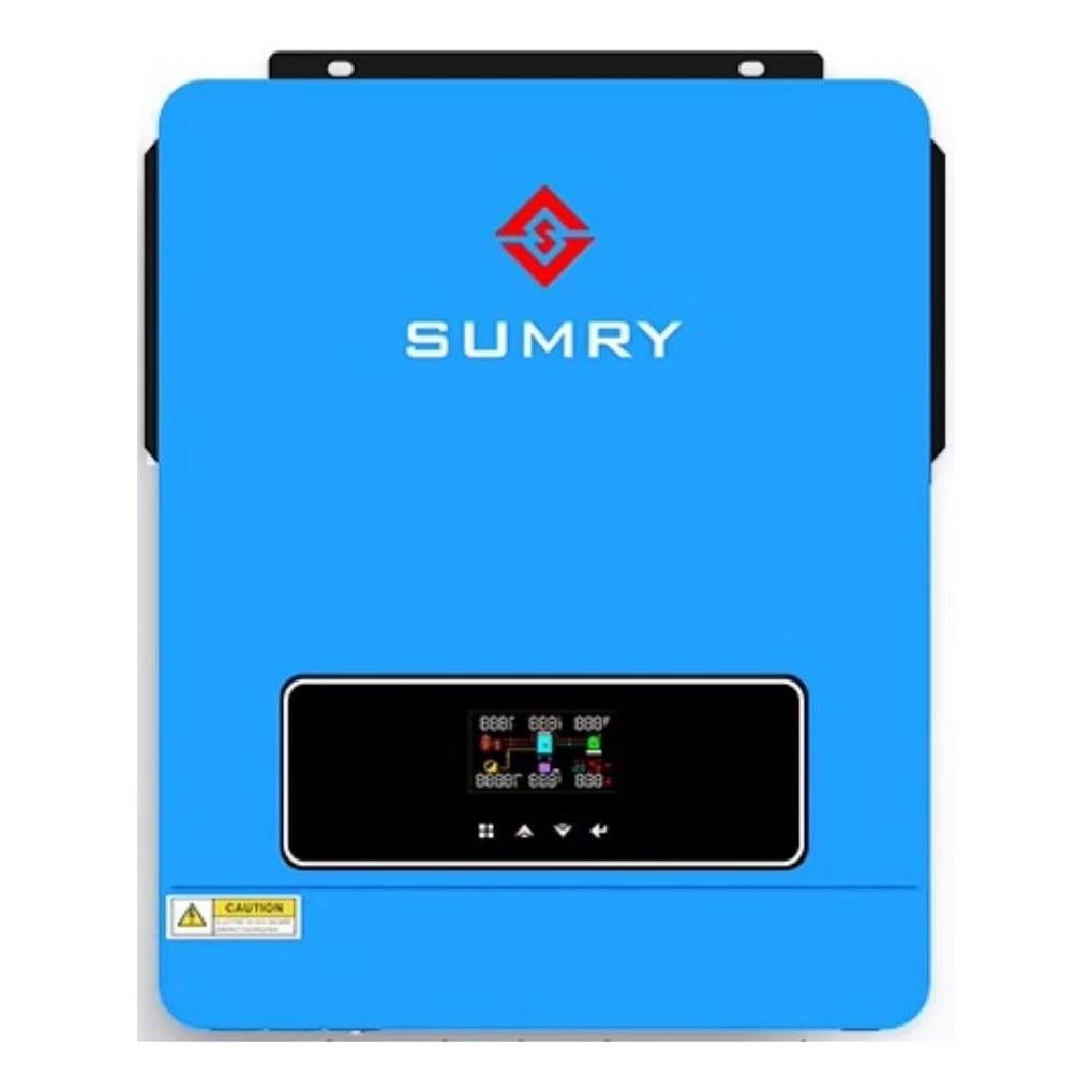 Inversor Solar Híbrido Sumry 6.2kw 48v 220v Saída Dupla Mppt