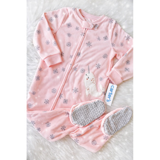 Macacão em fleece - Carters- Original em Oferta na Shopee