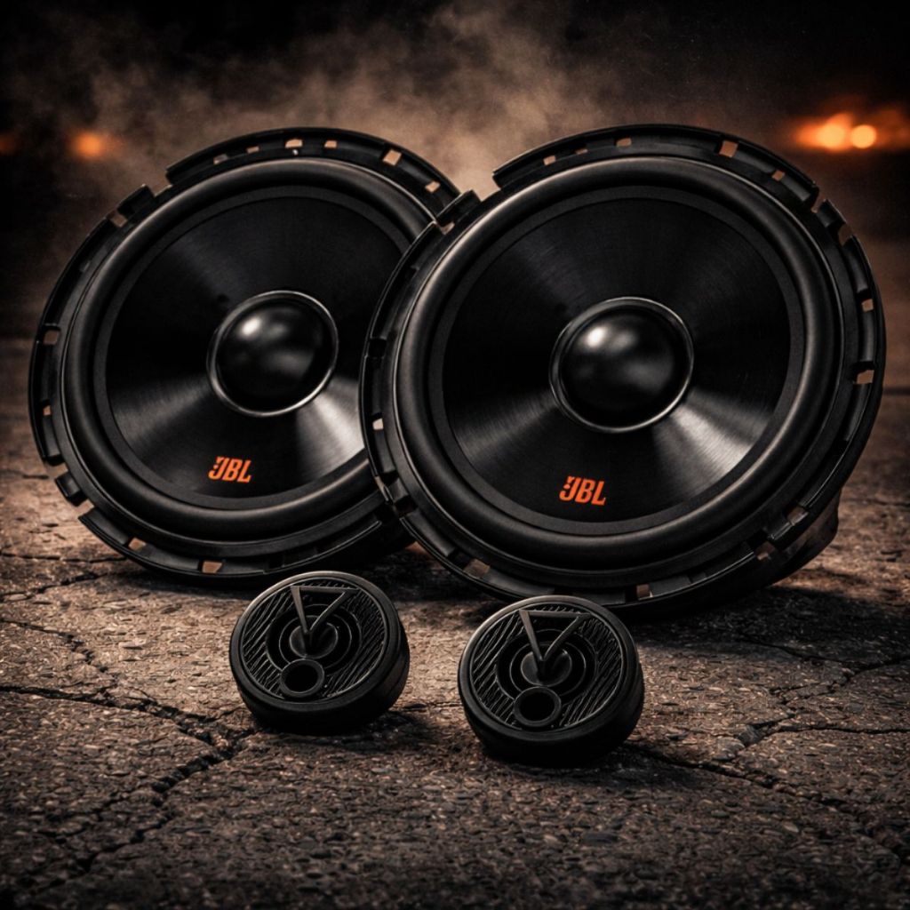 Kit Duas Vias Jbl Flex4 6 Polegadas 110w Par 62vfx55 em Oferta na Shopee