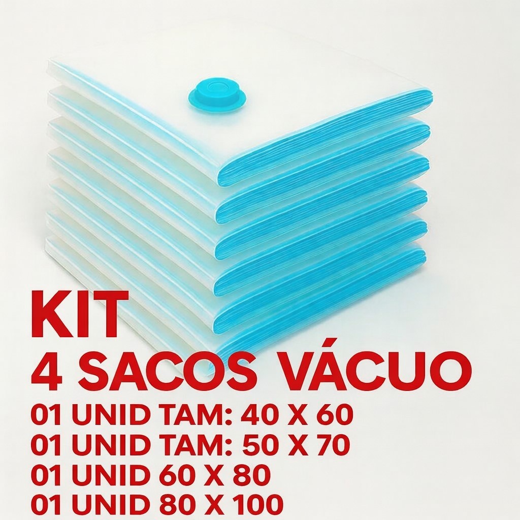 Kit Saco a Vácuo Grande Organizador Edredom Cobertor Mala Viagem Roupa de Cama Reutilizavel em Oferta na Shopee
