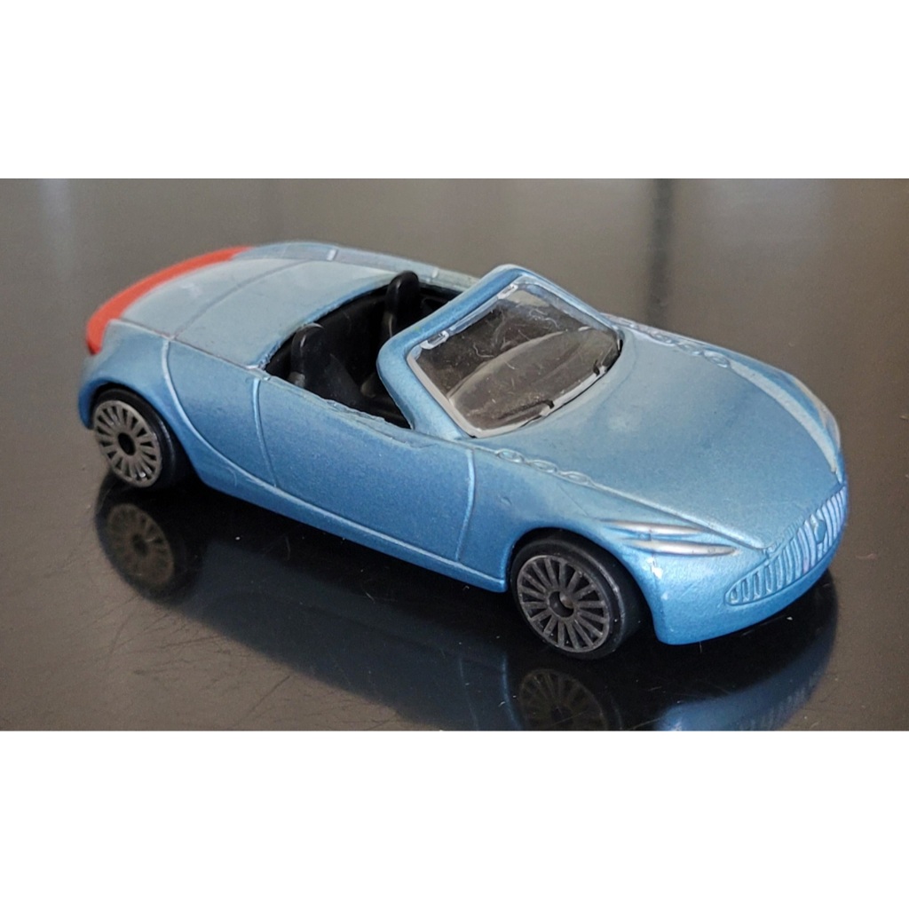 Carrinho Miniatura MAISTO 2001 BUICK BENGAL CONCEPT CONVERTIBLE Azul