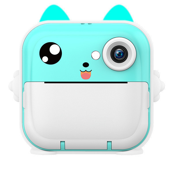 Imagem Câmera De Impressão Instantânea Para Crianças Vídeo Fotografia Digital Fotográfica Toy Mini Impressora Térmica Boy Girl