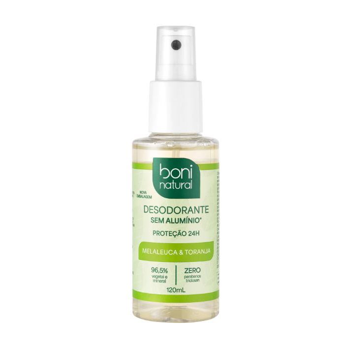 Desodorante Melaleuca e Toranja 120ml Boni Natural em Oferta na Shopee