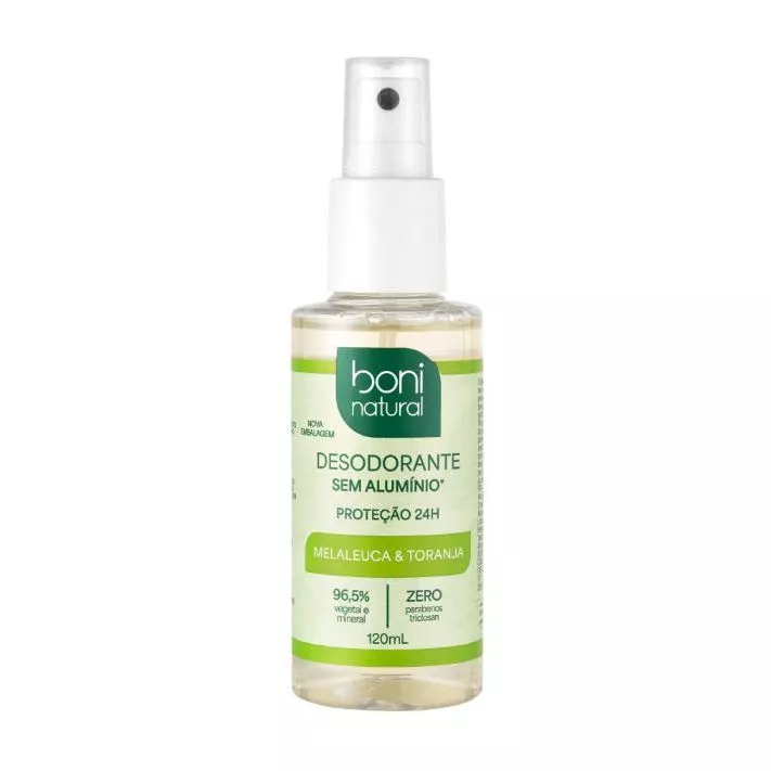 Desodorante Melaleuca e Toranja 120ml Boni Natural
