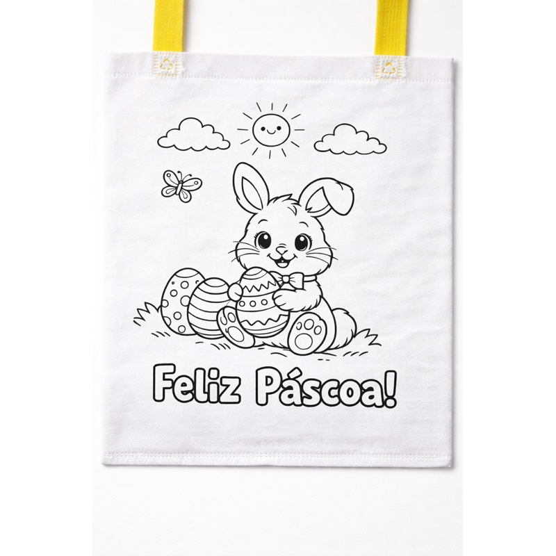 10 SACOLAS LEMBRACINHA DE PASCOA PARA COLORIR em Oferta na Shopee