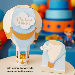 Lembrancinha tema Balão – Festa de Aniversário e Mesversário (Paper)