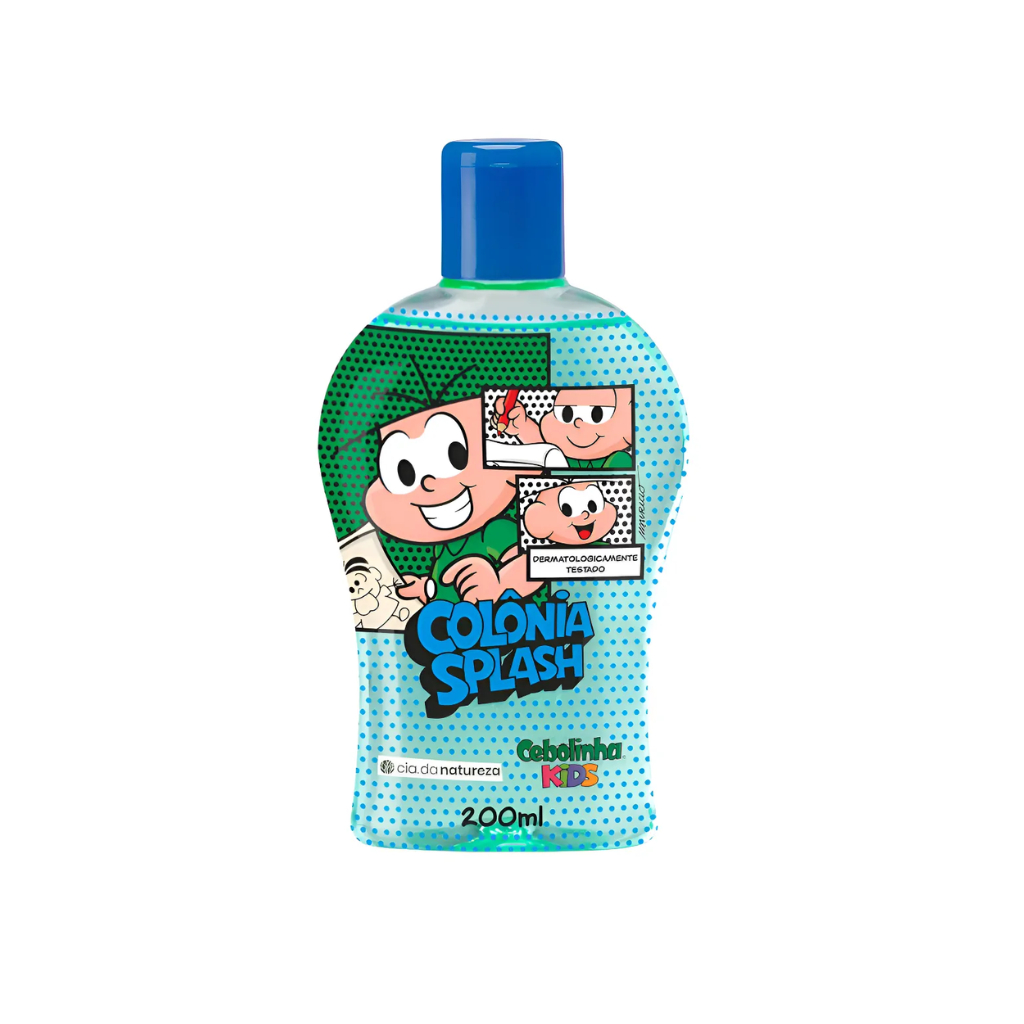 Deo Colônia Splash Cebolinha Kids 200ml - Cia.Da Natureza
