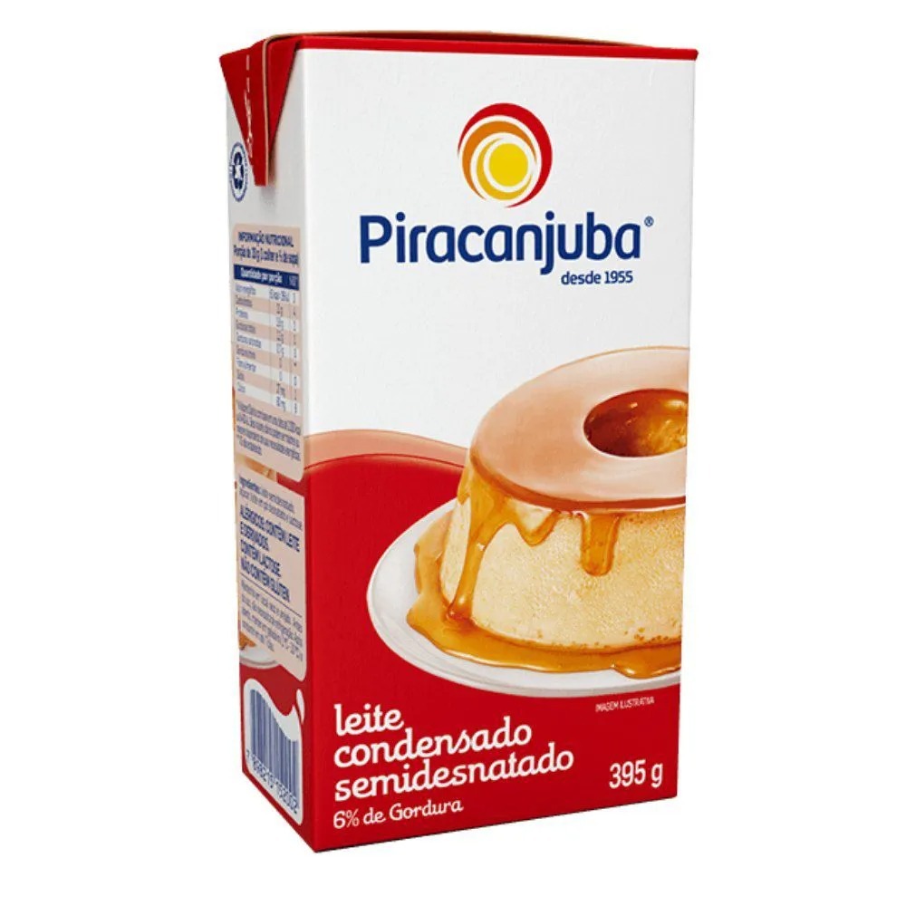 Kit Leite Condensado Piracanjuba 395g com 5 ou 10 Un
