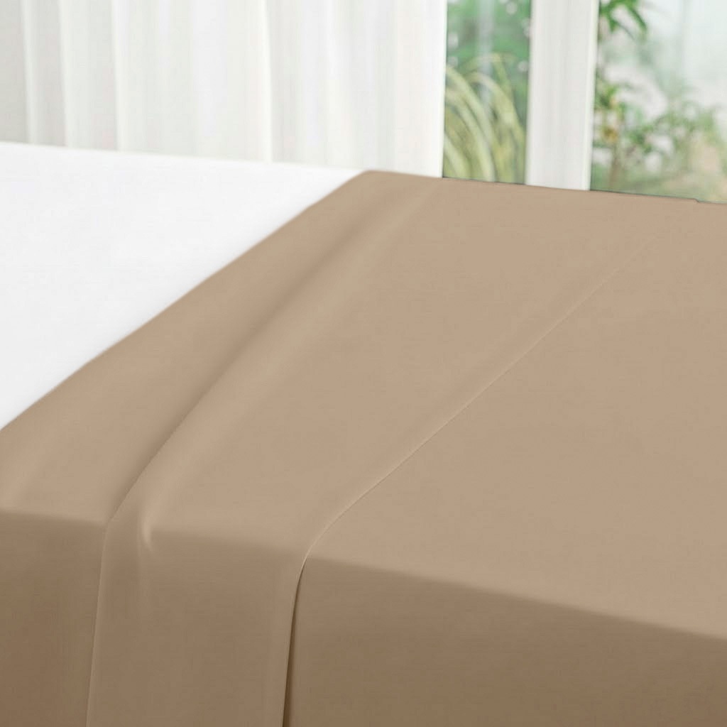 Lençol Solteirão/Viúvo de Cima c/ Bainha Percal Flex 400  Fios Toque Macio