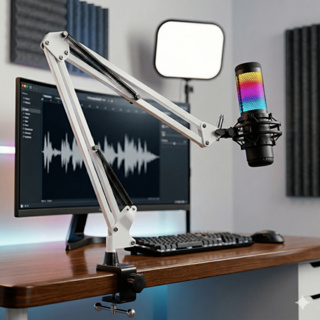 Suporte Articulado P/ Microfones Hyperx Quadcast E Solocast em Oferta na Shopee