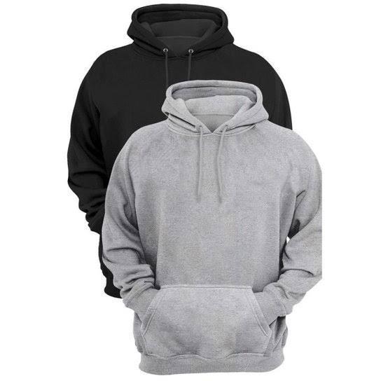 Blusa De Frio Casaco Moletom Feminina Com Capuz Liso Várias Cores