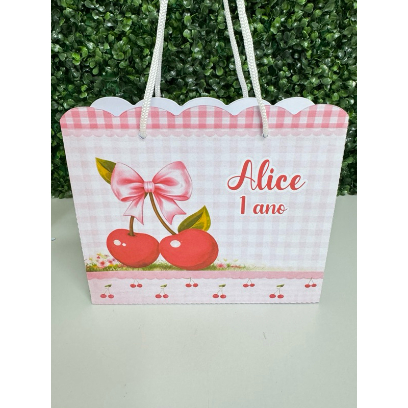 Sacolinha surpresa cerejinhas/ PEGUE E MONTE/ lembrancinhas cerejinhas/ personalizados cerejinhas/ cerejas/ envio rápido