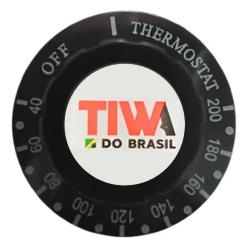 Botão de Temperatura para Termostato Tiwa de 40 a 200 Graus