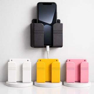 Suporte de Parede Multifuncional para Celular e Controle Remoto Organizador Adesivo para Carregar em Oferta na Shopee
