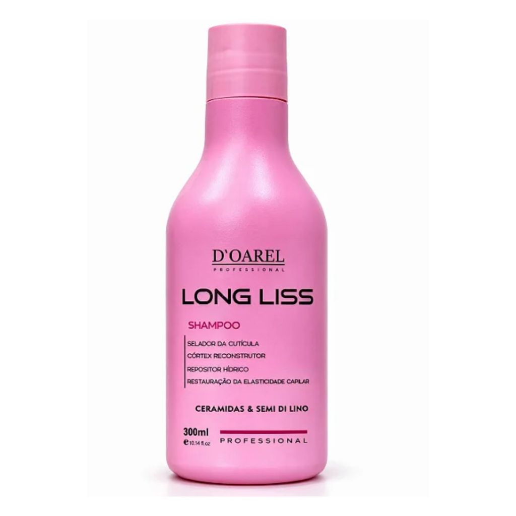 Shampoo Long Liss D'oarel Professional  Hidratação Profunda Cabelos Longos