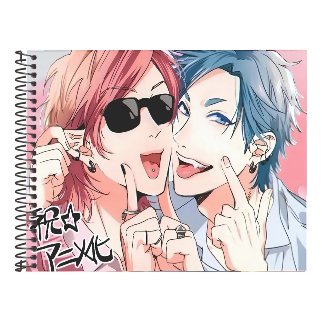 Caderno de Desenho e Cartografia Anime Yarichin Bitch 96 Folhas