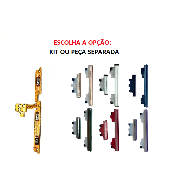Kit Flex Power Volume e Botão Externo S20 fe