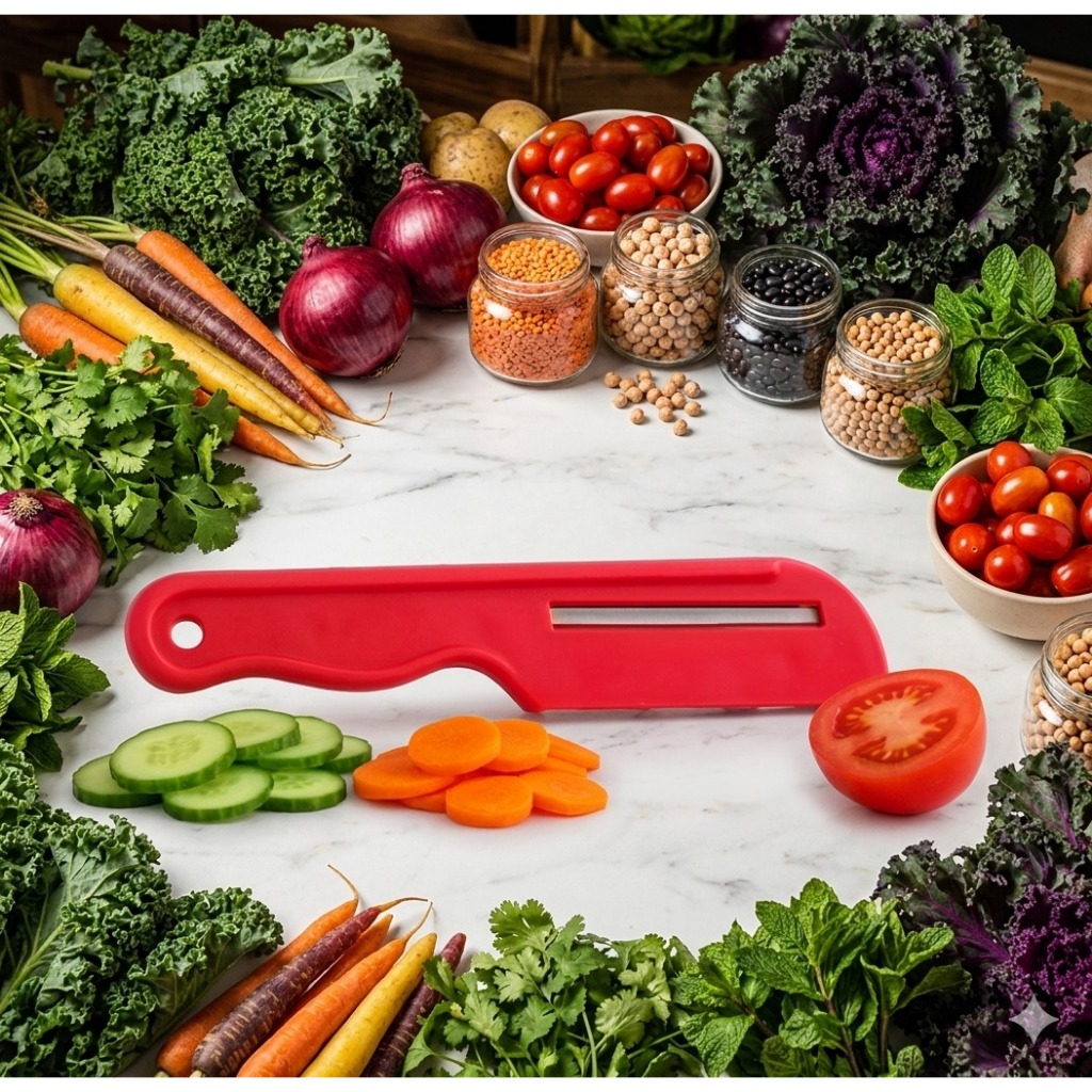 Cortador Fatiador Descascador de Legumes e Verduras Utensilios Domésticos Fácil Prático