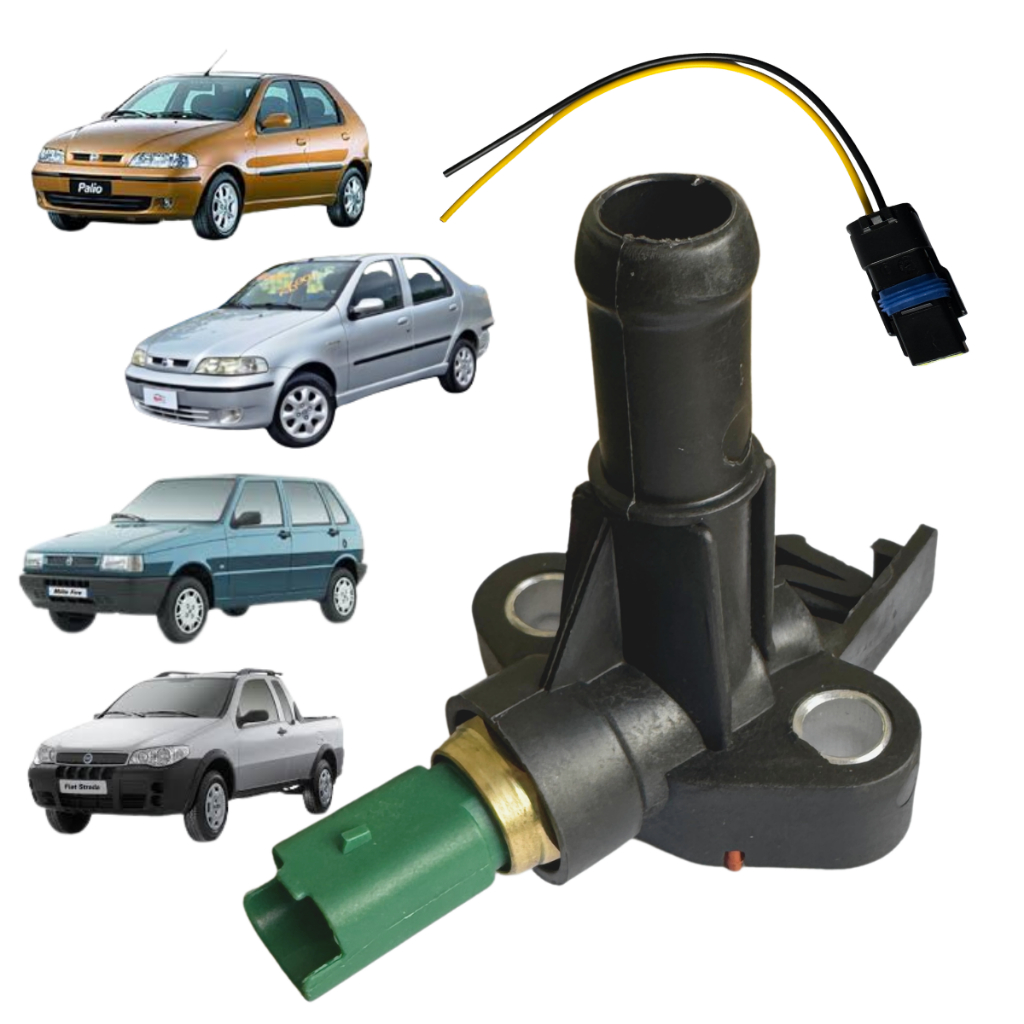 Sensor Temperatura Fiat Uno Palio Idea Doblo Fire C/ Chicote