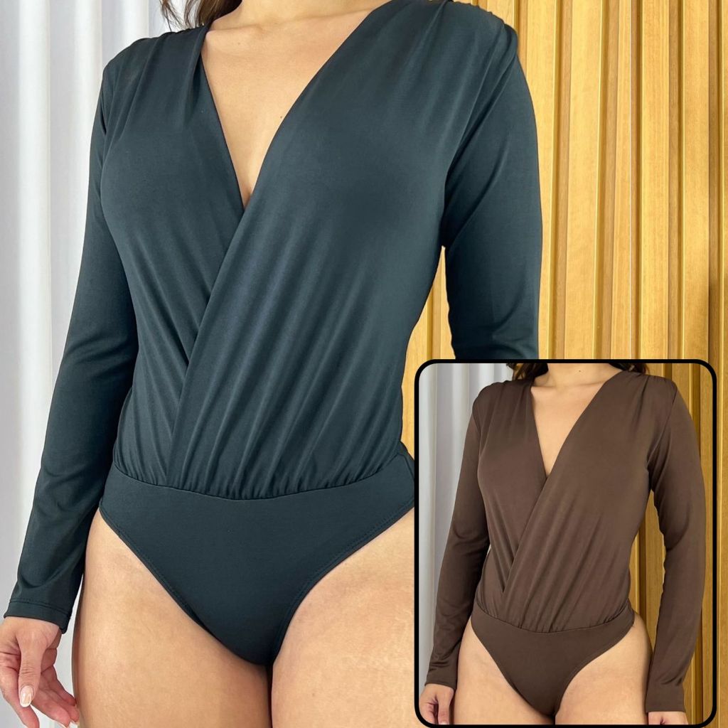 Body Feminino Lançamento, Suplex Premium Gola V