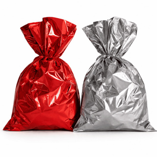 50 Sacos para Presente Metalizado 20x30 | Saquinho Surpresa Premium para Festa e Embrulho em Oferta na Shopee