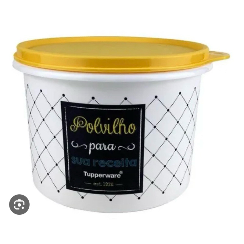 Tupperware Pote Mantimento Polvilho 1,1 Litros bistrô
