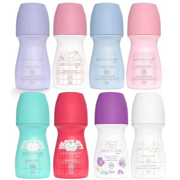 Desodorante Roll-On Giovanna Baby 50ml - UNITÁRIO ou KIT em Oferta na Shopee