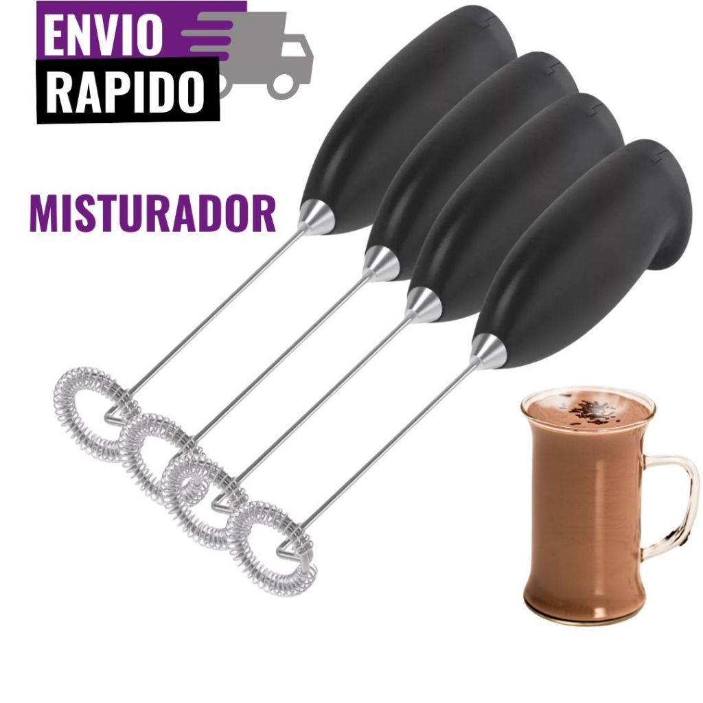 Misturador de Bebidas Mini Mixer 1/2/3/4 Unidades Profissional Mix Elétrico Sucos Milkshakes Sucos