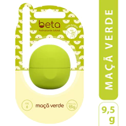 Hidratante Labial Beta Next Gen Maçã Verde – Brilho com Glitter e FPS 6