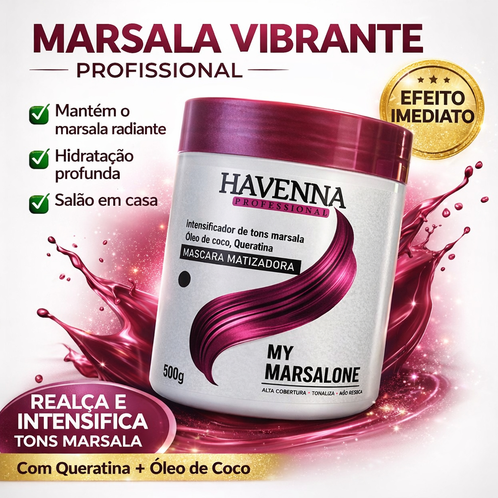 Havenna Mascara Matizadora Marsala 500g