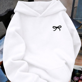 POLAR BEAR Canguru Moletom Com Capuz Estilo Ideal Para O Inverno Estampado laçinho (no peito)
