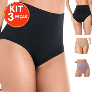 KIT 3 Calcinhas Tanga Modeladora Zee Rucci Sem Costura em Oferta na Shopee