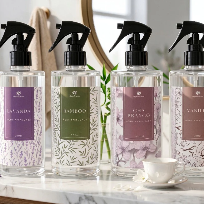 Água Perfumada 500ml Para Lençóis, Roupas e Tecidos + Borrifador Alpha Oriental — imagem 1