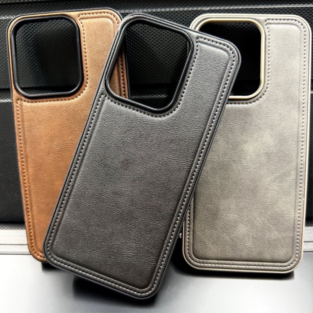 Capa Capinha anti impacto em Couro premium para Motorola Moto G17 / Moto G15 / M