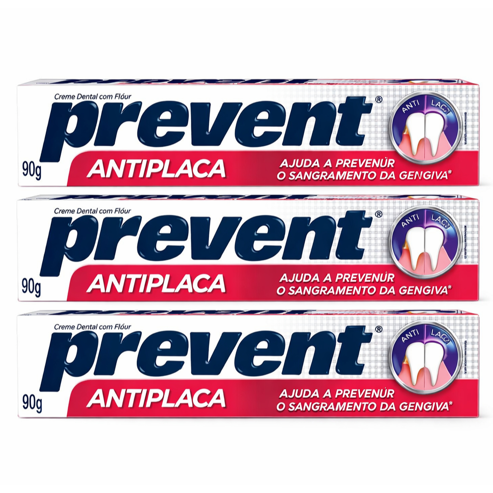 Kit Creme Dental Prevent Antiplaca 90g