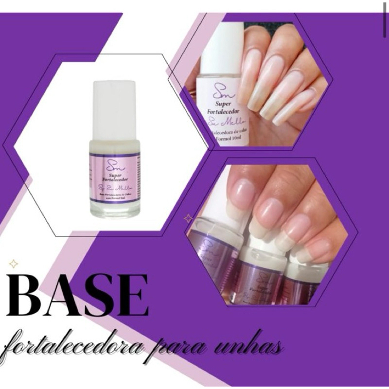 Base bomba fortalecedora de unha - Super Fortalecedor em Oferta na Shopee