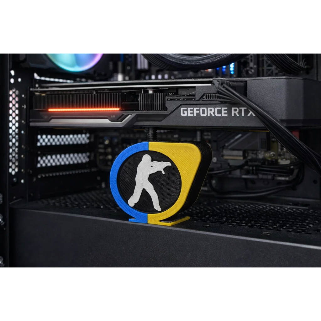 Suporte De Placa Vídeo Cs Universal Ajustável Counter Strike