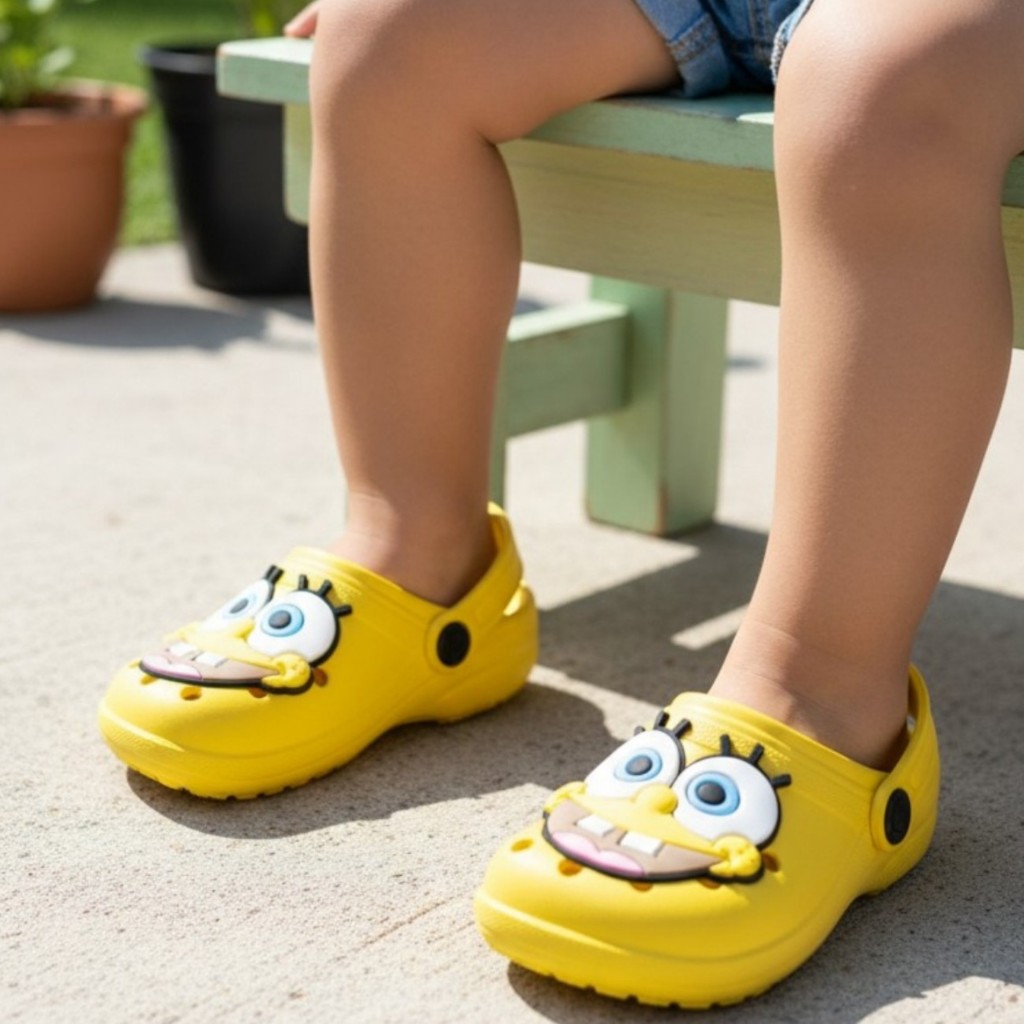 SANDALIA BABUCHE INFANTIL PARA MENINOS CONFORTAVEL ANTIDERRAPANTE SUPER DIVERTIDA