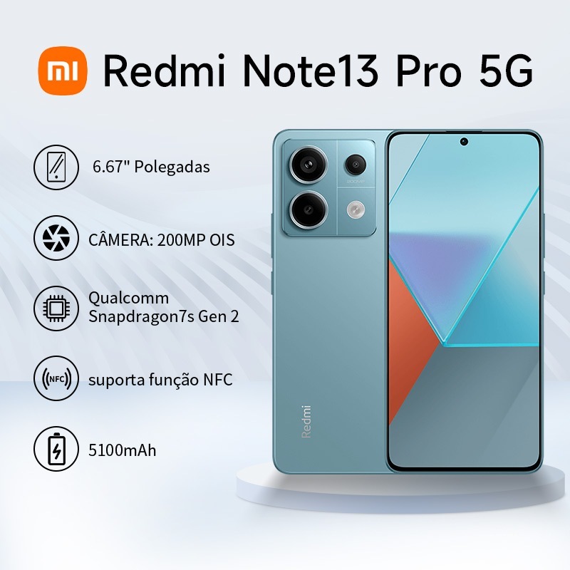 Original Xiaomi Redmi Note 13 Pro 5G Snapdragon 7S Gen2 Smartphone 6,67" NFC 510
