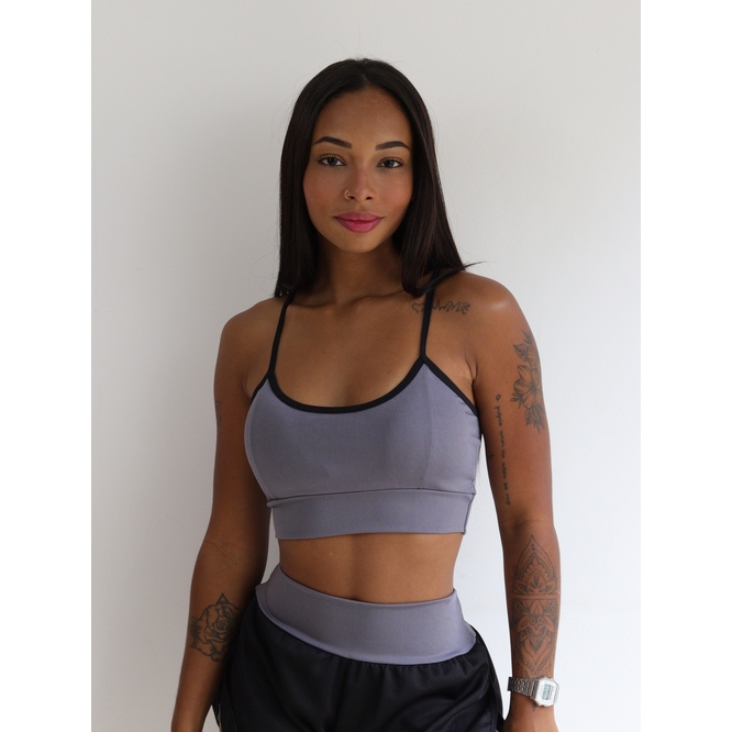 Conjunto Top + Short Duplo Suplex DryFit Boxeadora Fitness Treino Academia