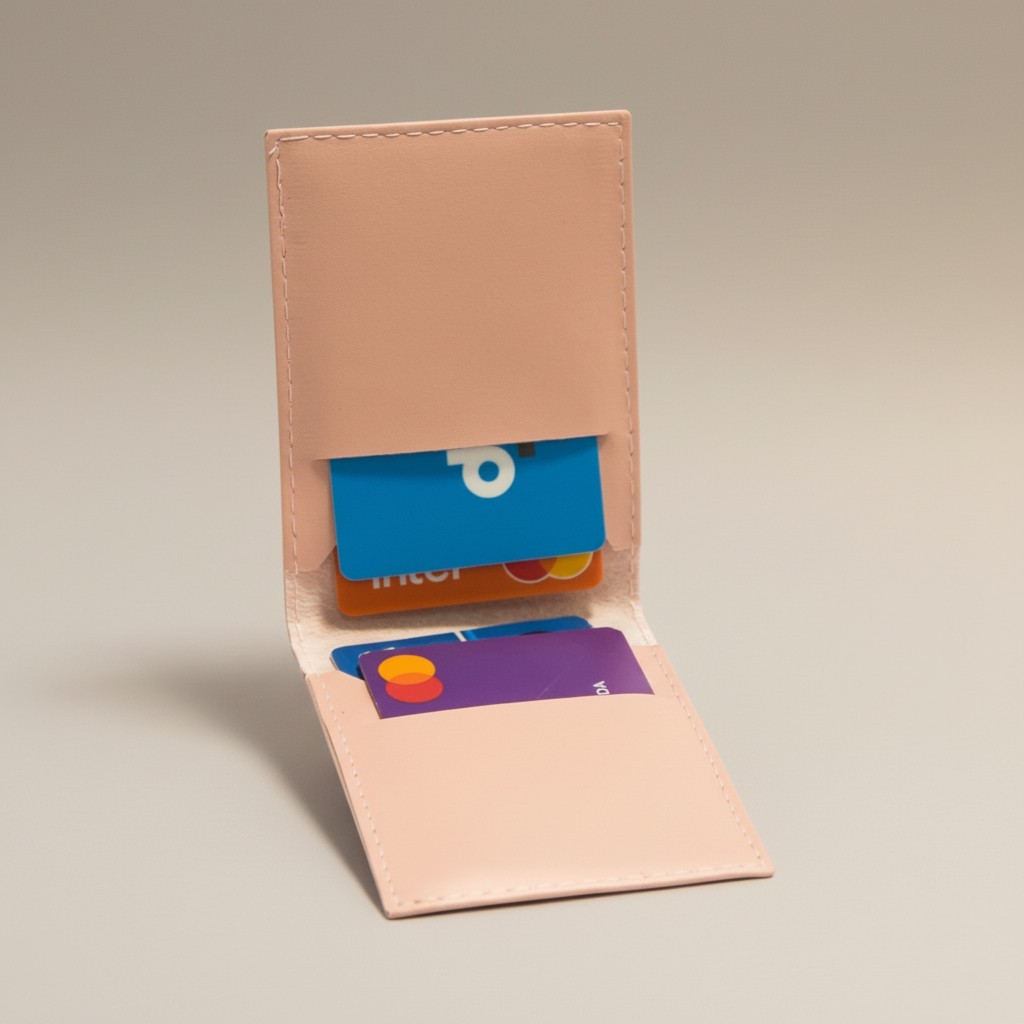 Hiper kit 30 Porta cartão feminino Masculino Carteira Slim dia das maes