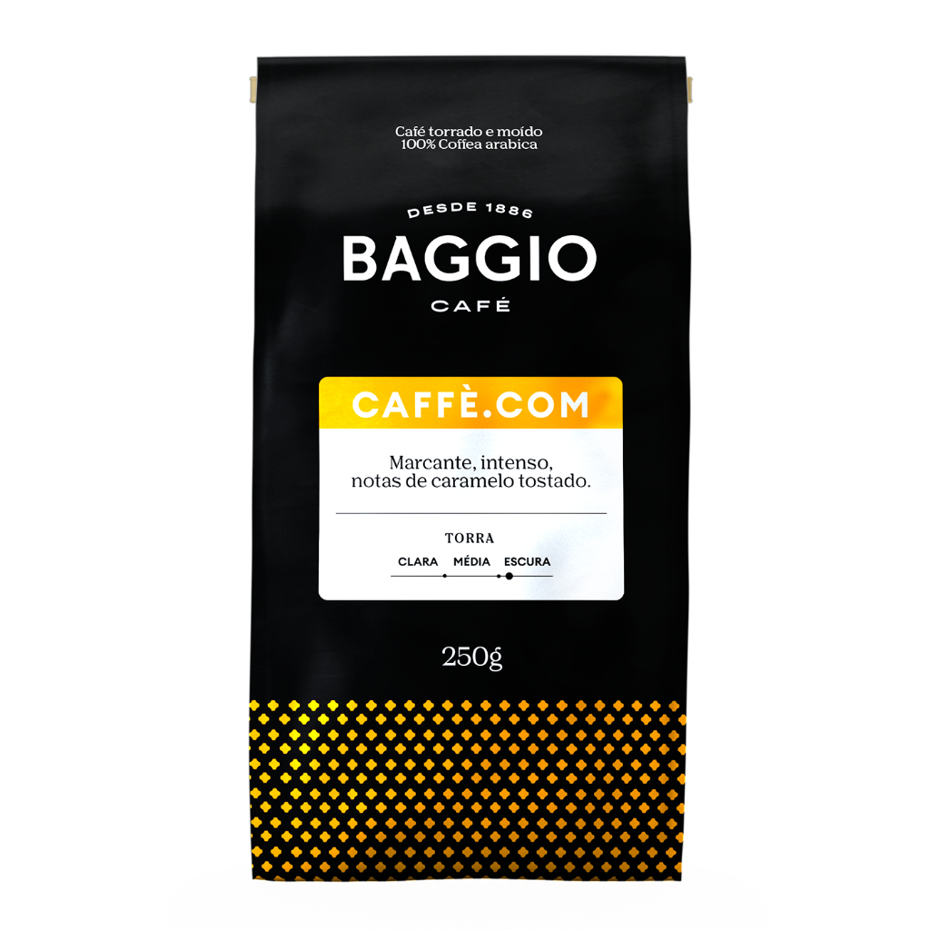 Baggio Café Café Torrado E Moído Premium Caffè.Com 250G