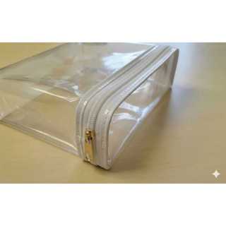 🔥Kit c/10 Estojo Necessaire Viés Transparente - Organizador Multiuso p/ Bolsas Utensílios Malas Kit Festas Frasqueira em Oferta na Shopee