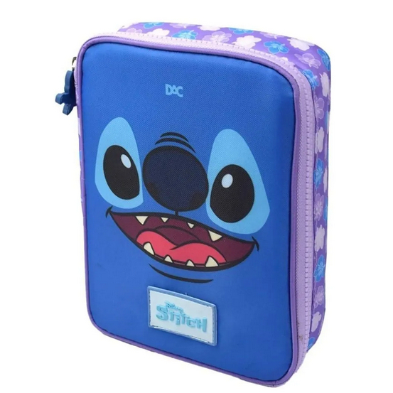 🎒 Estojo Box Stitch DAC Escolar Papelaria Organizer Divisórias Lápis Caneta Infantil Criança