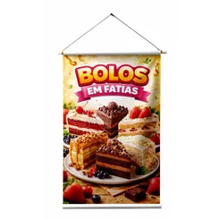BANNER ARTE PRONTA - BOLOS EM FATIAS