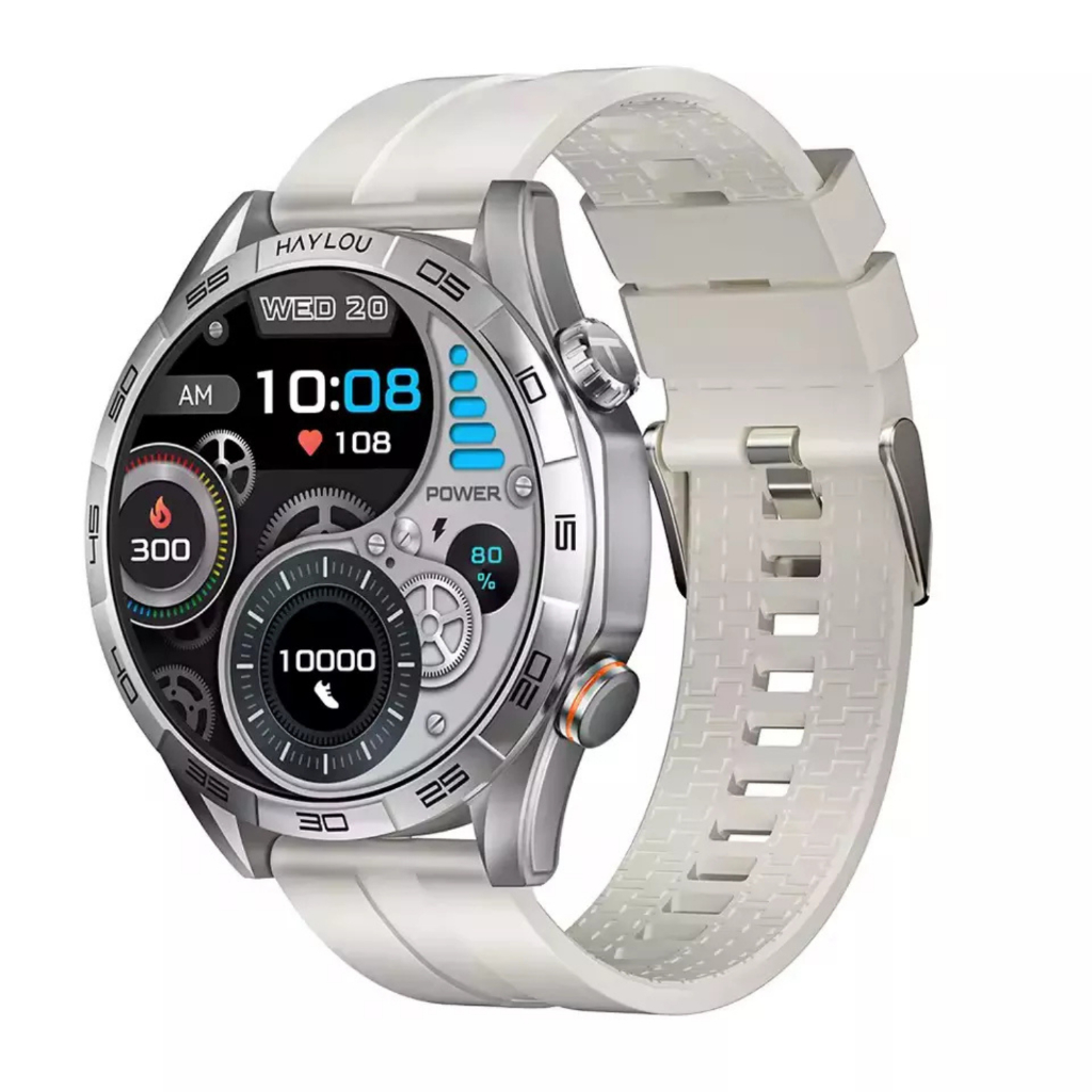 Smartwatch Haylou Solar 5 AMOLED NFC Original, GPS, Bluetooth, À Prova d’Água